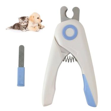 Imagem de Cortador de Unha Pet Cachorro Gato Cao Lanterna Luz Led Lixa de Unha Animal de Estimaçao Seguro Eficiente