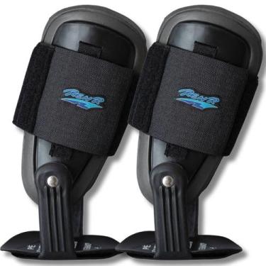 Imagem de Kit Tornozeleiras Estabilizador Laterais Volei Futsal Handebol Basquet