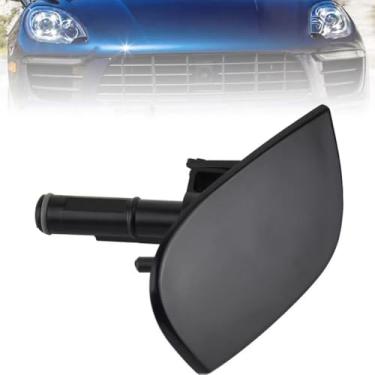 Imagem de Right,TPUIZUS 1Pcs Para Choques Dianteiro Farol Lavadora Spray Tampa Do Bico para Porsche Macan 2015-2018 American Edition 95B955099A 95B955100A