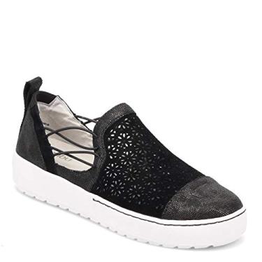 Imagem de Jambu Womens Erin Perforated Platform Sneakers Shoes Casual - Black - Size 9 W
