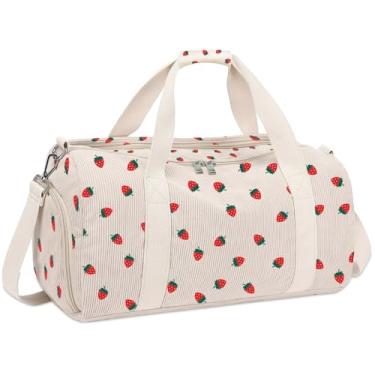 Imagem de RLGPBON Bolsa de ginástica para crianças, bolsa esportiva para meninas e meninos, academias e escapadelas de fim de semana, bolsa esportiva à prova d'água com compartimento para sapatos e roupas