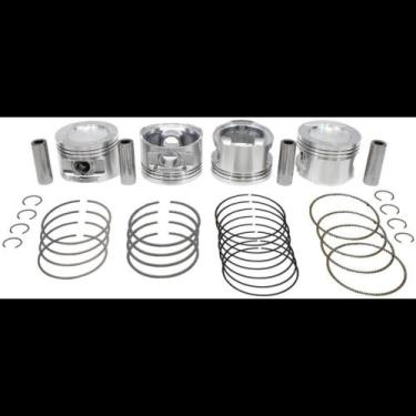 Imagem de Kit 4 Pistão com anel Vw Quantum 1996 a 2001 Metal Leve