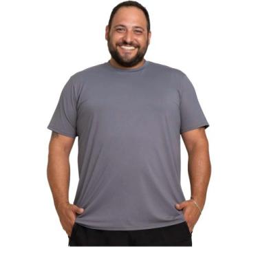 Imagem de Camisa Masculina Plus Size Esportiva Academia Passeio Treino Dia a Dia
