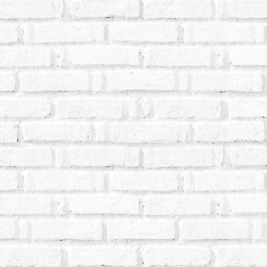 Imagem de Papel De Parede Pedras Tijolos Brancos Pintando Autocolante