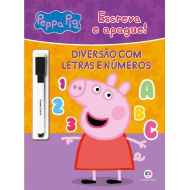 Imagem de Livro - Peppa Pig - Diversão com letras e números