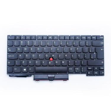 Imagem de Teclado para Notebook bringIT compatível com Lenovo E14 20E4001EBO ABN