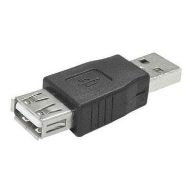 Imagem de Adaptador Usb Macho X Fêmea Extensor Conector Extensão - Genérica