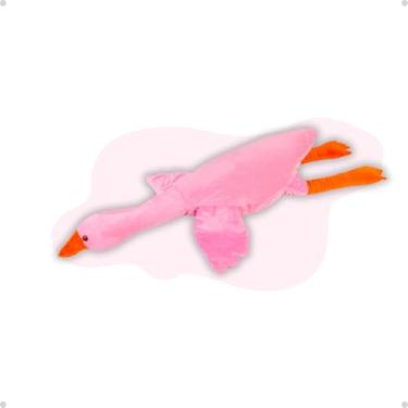 Imagem de Xuxão Pato Gigante Pelúcia Macia E Confortável Travesseiro (Rosa)
