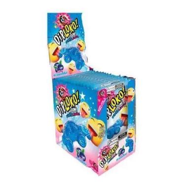 Imagem de Pirulito Dip Loko Boom  15u De 11g Sabor Blueberry