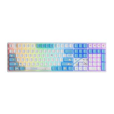 Imagem de Teclado Mecânico Pochacco Akko 5108B, Switch Akko Cream Yellow Pro