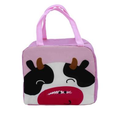 Imagem de Bolsa Lancheira Térmica Lancheira Escolar Infantil - CASÍTA, VACA
