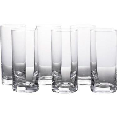 Imagem de Jogo De 6 Copos Para Água Barline 300ml Cristal Bohemia - GREMAX