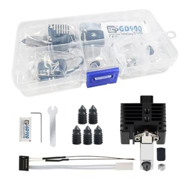 Imagem de XIFOWE Conjunto Hotend P1P/P1S Com Bicos De Espera Compatíveis Com Impressoras 3D Bambu Lab Série P1P/P1S, 5 Bicos De Aço Temperado (0,2, 0,4, 0,6, 0,8, 1,0 Mm) Com Ferramentas "Faça Você Mesmo" E