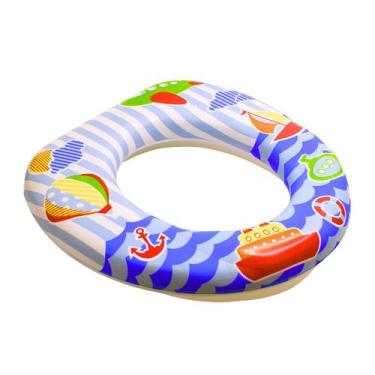 Imagem de Assento Redutor Sanitário Infantil Bebe Almofadado Desfralde - Casita,