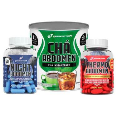 Imagem de Trio Abdomen Completo Dia Noite Chá Diurético Bodyaction, Mix de Ervas