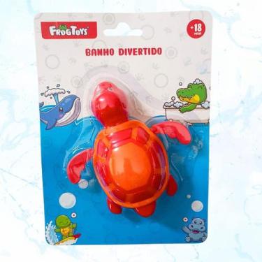 Imagem de Bichinhos Banho Banheira de Corda Infantil Animais Marinhos - Frog Toy