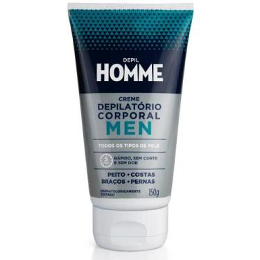 Imagem de Creme Depilatório Corporal Masculino Depil Homme 150g Ação Desodorante