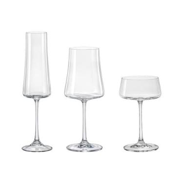 Imagem de Kit Taças de Cristal Bohemia Xtra 18 Peças - Bohemia Crystal
