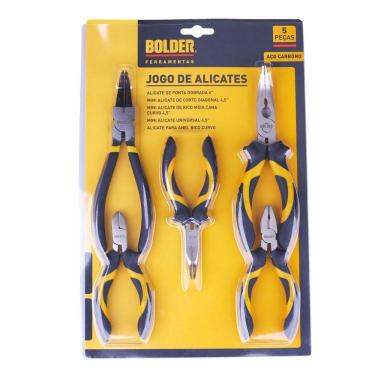 Imagem de Jogo de Alicates 5 Peças Bolder