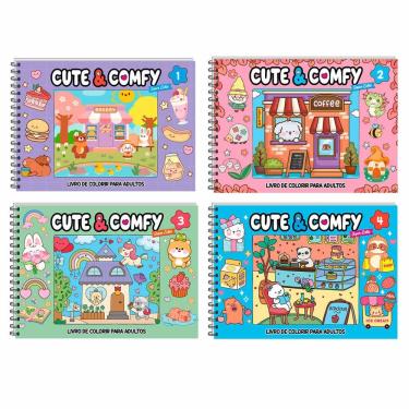 Imagem de Combo Cute & Comfy Super - Coleção Completa com 4 Livros - Capa Dura Holográfica