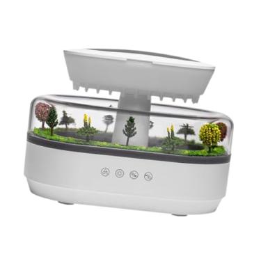 Imagem de IEUDNS Micro paisagem difusor de óleo essencial aroma umidificador chuva umidificador ar multifuncional decoração para quarto escritório