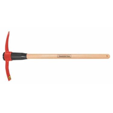 Imagem de Picareta Estreita Tramontina Em Aço Tamanho 5 Com Cabo De Madeira 90 C