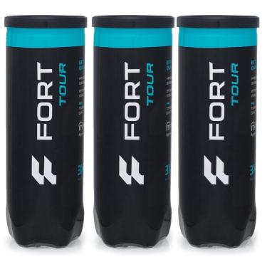 Imagem de Bola De Tênis Fort Tour Pack C/3 Tubos