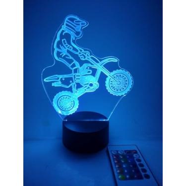 Imagem de Luminária LED Instrumento musical Bateria, 16 Cores RGB, Controle Remoto,