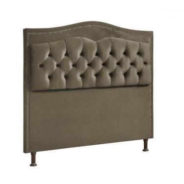 Imagem de Cabeceira Para Cama Casal Box 140cm Holanda Veludo Castor