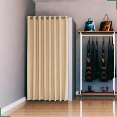 Imagem de Cortina Para Provador De Loja Tecido Blackout 1,40X1,80 - B.F Confecço