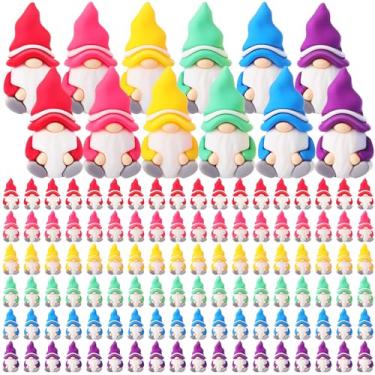 Imagem de DoubleFill 60 peças de mini gnomos estatuetas minúsculas de jardim de fadas estátua de gnomos de primavera a granel para encher sacolas de brindes, lembrancinhas de festa, presentes, decoração de casa