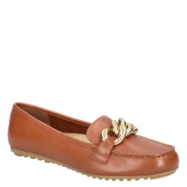 Imagem de Bella Vita Mocassim feminino de couro Cullen, Bronzeado escuro, 7.5 X-Wide