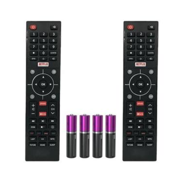 Imagem de Kit 2 Controle Compatível Smart Tv Semp TCL Ct-68407891798590438 - FBG