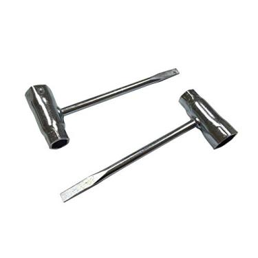 Imagem de ENGINERUN Chave de fenda e chave combinada 435 445 13 mm x 19 mm (pacote com 2) compatível com peças de reposição de motosserra Stihl MS170 MS250 MS290 Husqvarna 435 445