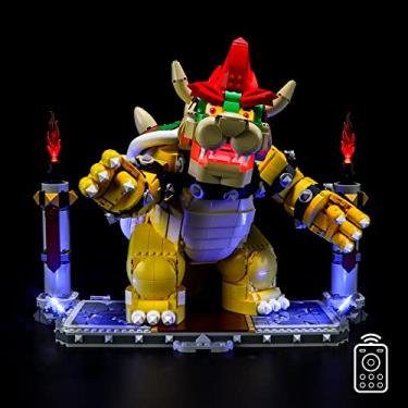 Imagem de BRIKSMAX Led Lighting Kit for LEGO-71411 The Mighty Bowser - Compatible with Lego Super Mario Building Blocks Model- Not Include Lego Set