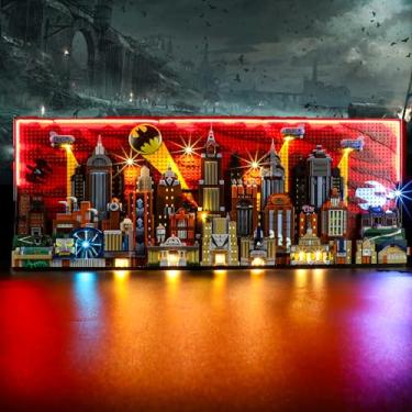 Imagem de Vaodest Upgraded Led Light Kit for Lego 76271 The Animated Series Gotham City Building Set, Design and Configuration Compatible with Model 76271(LED Light Only, Not Building Block Kit)