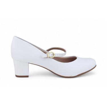 Imagem de Sapato Feminino Beira Rio social 4777.475 Boneca Fivela Salto