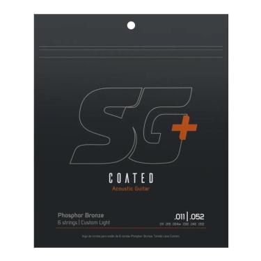 Imagem de Encordoamento Para Violão De Aço Bronze Fósforo Sg 6691C