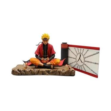 Imagem de Naruto Shippuden Uzumaki Naruto Meditar Anime Figura GK Estátua Modelo