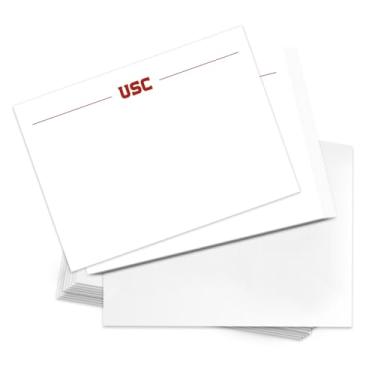 Imagem de Desert Cactus Pacote com 10 cartões de notas USC University of Southern California Trojans Papelaria Cartolina Inclui Envelopes Memo Party Thank You (Cartão 1a)