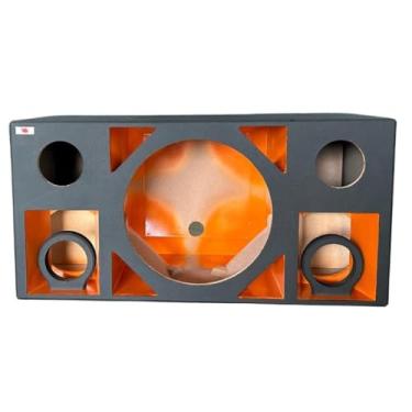 Imagem de ViniSound Caixa 4 Vias 15'' Batida de Pedrae Duto Triangular