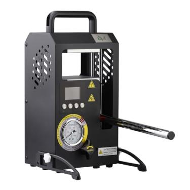 Imagem de YFTOHI Máquina De Prensa Térmica Hidráulica 5T Com Placas Aquecimento Duplas 5 Toneladas, Controlador Temperatura Manual Tela Lcd