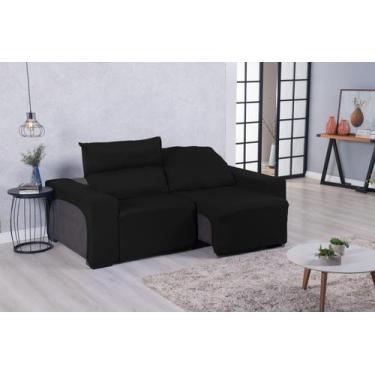 Imagem de Capa De Sofá Retrátil Reclinável 2 Lugares Liso Várias Cores - MeuLar,