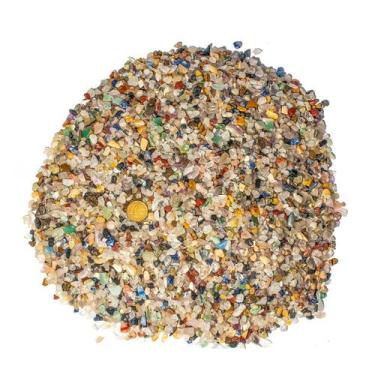 Imagem de 1 kg Misto Sortido PP Pedra Rolado Aprox 3 a 9 mm Classe B - Cristaisd