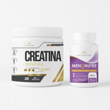 Imagem de Creatina Alta Pureza Pote 300g, Fonte de Ômega 3, 6 e 9 com Vit. E - L