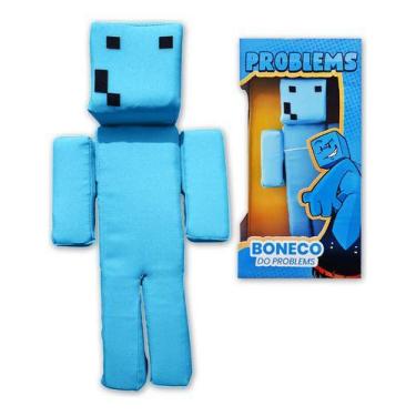 Imagem de Boneco Minecraft Pelúcia Streamer Youtuber Problems - algazarra