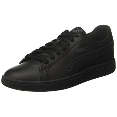 Imagem de PUMA Tênis unissex adulto Smash V2, G preto e preto, 9 Big Kid