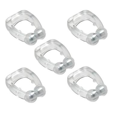 Imagem de Clipe Nasal Anti-Ronco de Silicone, e Bandeja Magnética  Ajuda para Ap