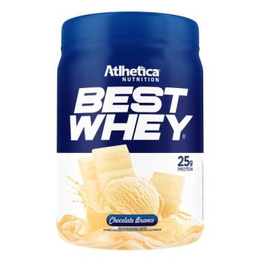 Imagem de Best Whey Isolado Hidrolisado 3W Choc Branco 450g Atlhetica - Atlhetic