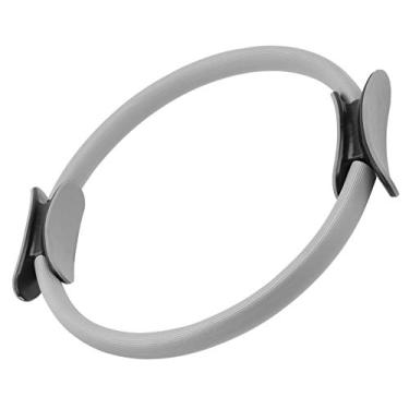Imagem de Generic Fitness Circle, Fitness Yoga Ring Yoga Circle Pilates Ring Gym Exercício Anel para Casa para Escritório para Academia (Cinza)